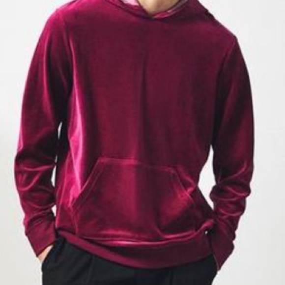Pacsun Velour Oversized Pullover Hoodie - Picture 6 of 7